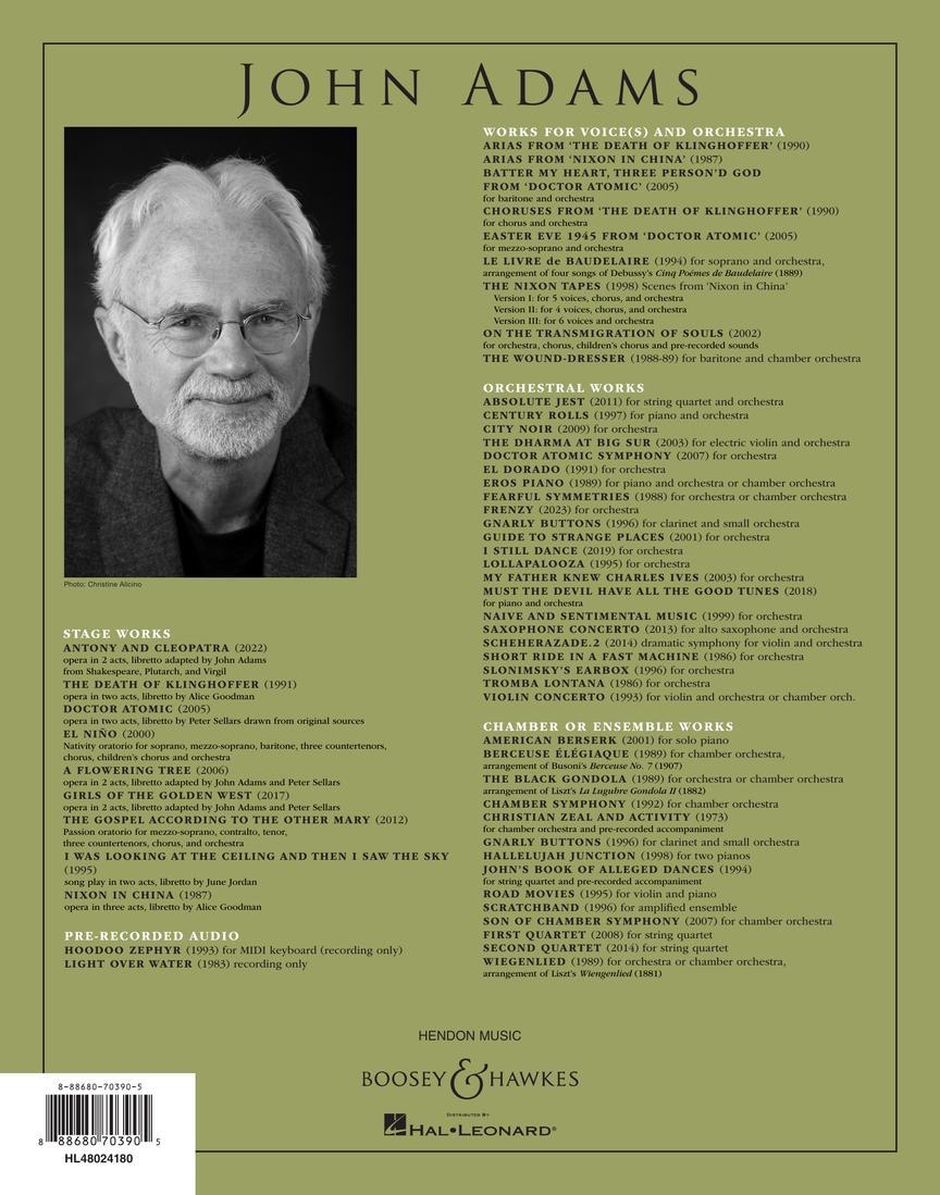 Adams: City Noir (Full Score)