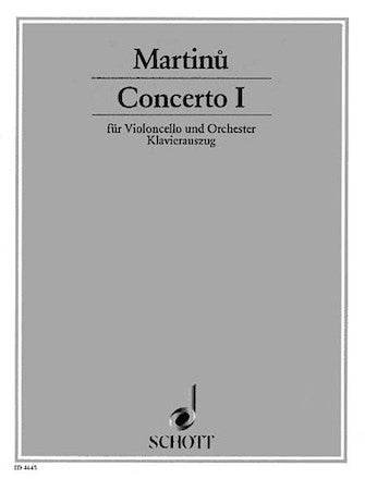 Martinu: Concerto No. 1 for Cello