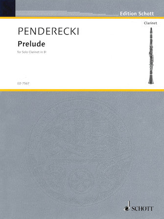 Penderecki: Prelude for Solo Clarinet