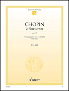 Chopin 2 Nocturnes in C-sharp Minor and D-flat Major, Op. 27