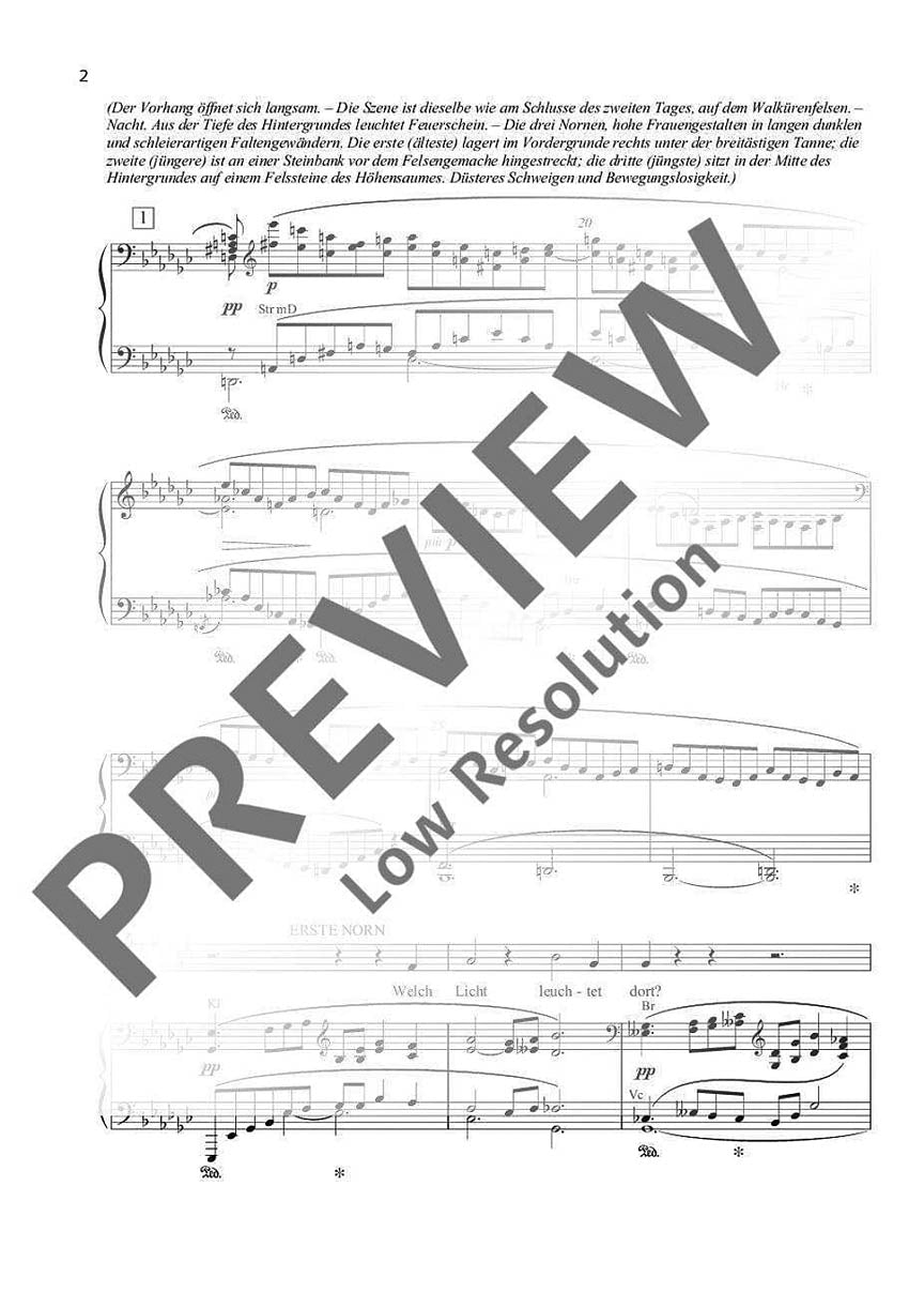 Wagner Gotterdammerung - Der Ring des Nibelungen WWV 86 D