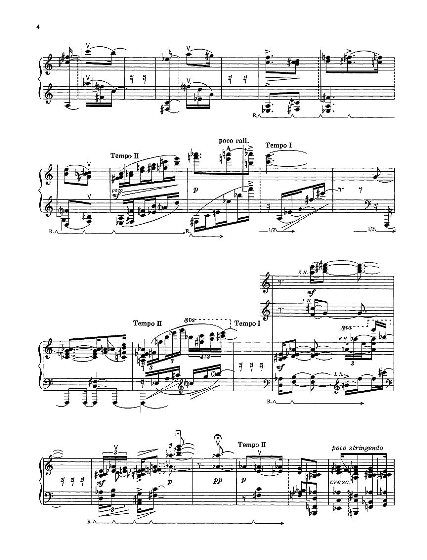 Takemitsu Rain Tree Sketch for Piano