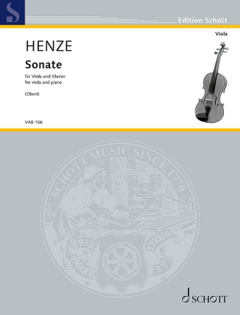Henze Sonate Viola and Piano