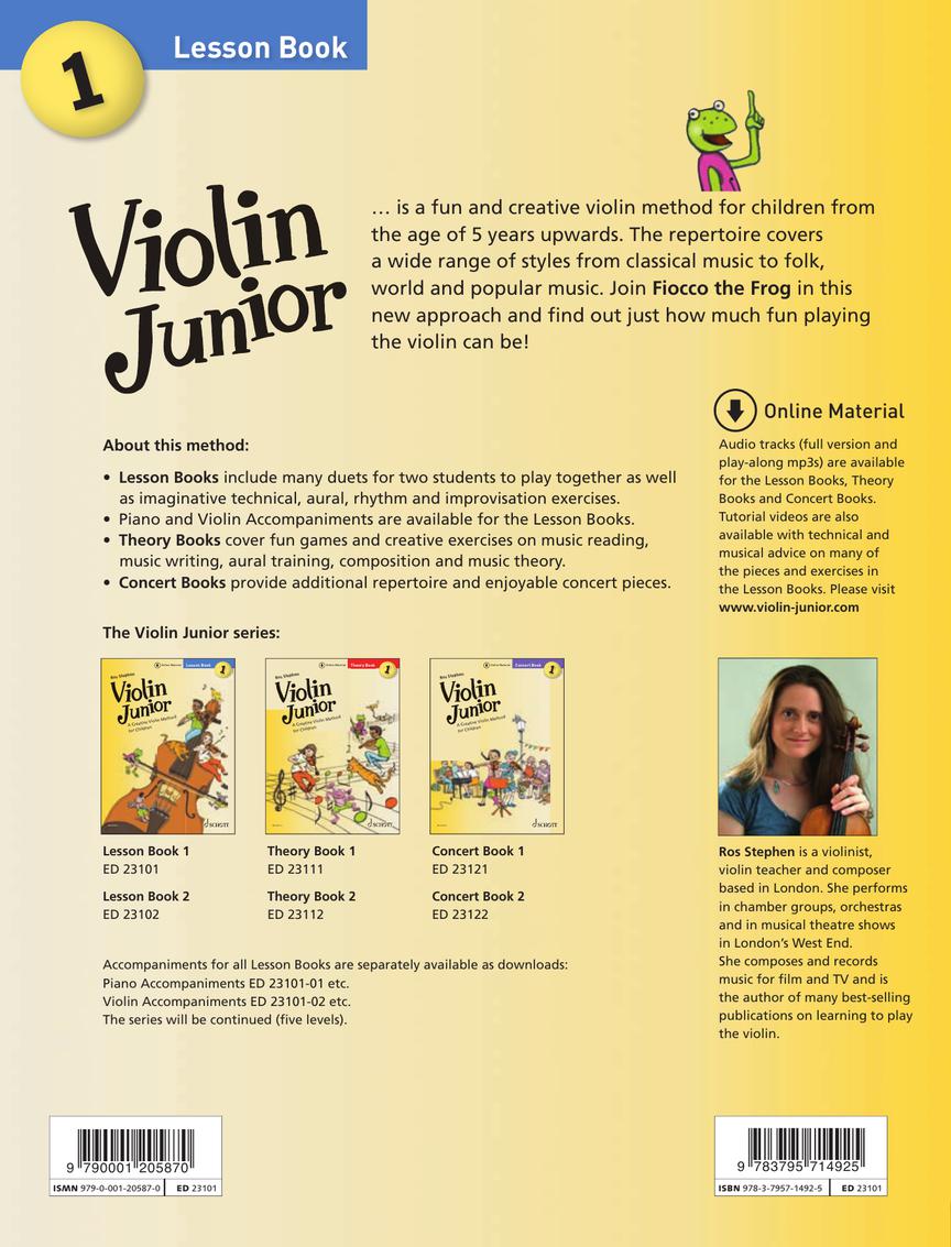 Stephens Violin Junior: Lesson Book 1