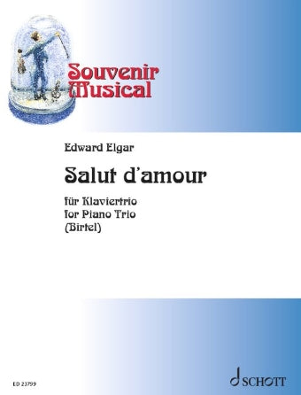 Elgar: Salut D'amour, Issue 14 Piano Trio (Violin, Cello, Piano)