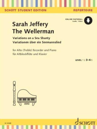 Jeffery The Wellerman Treble Recorder and Piano
