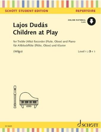 Dudas: Children at Play Alto Recorder (or Flute or Oboe) and Piano