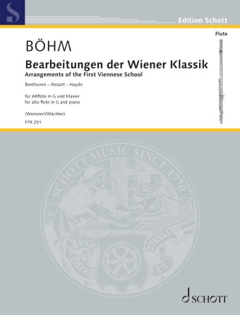 Bohm: Arrangements of Viennese Classicism for Alto Flute in G and Piano