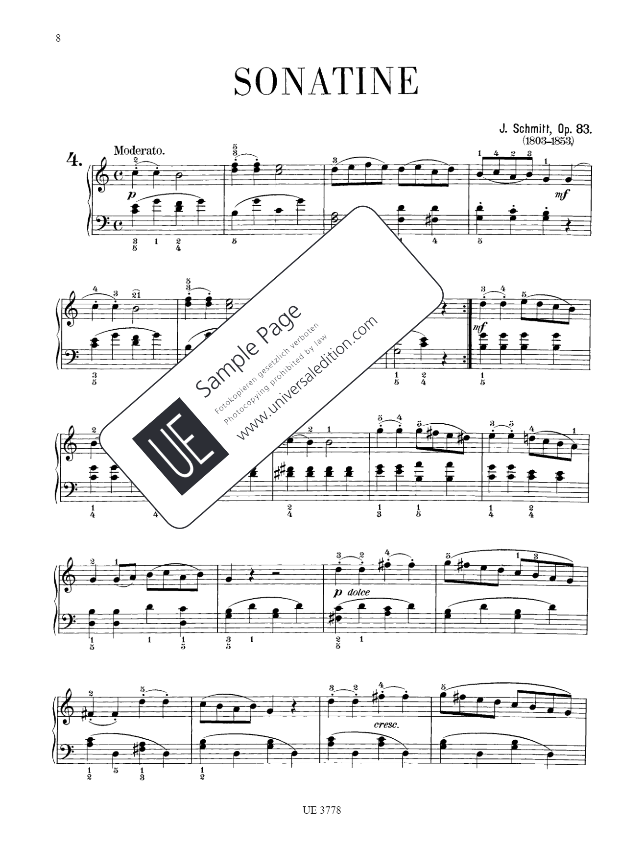 Sonatinas Preparatives for Piano