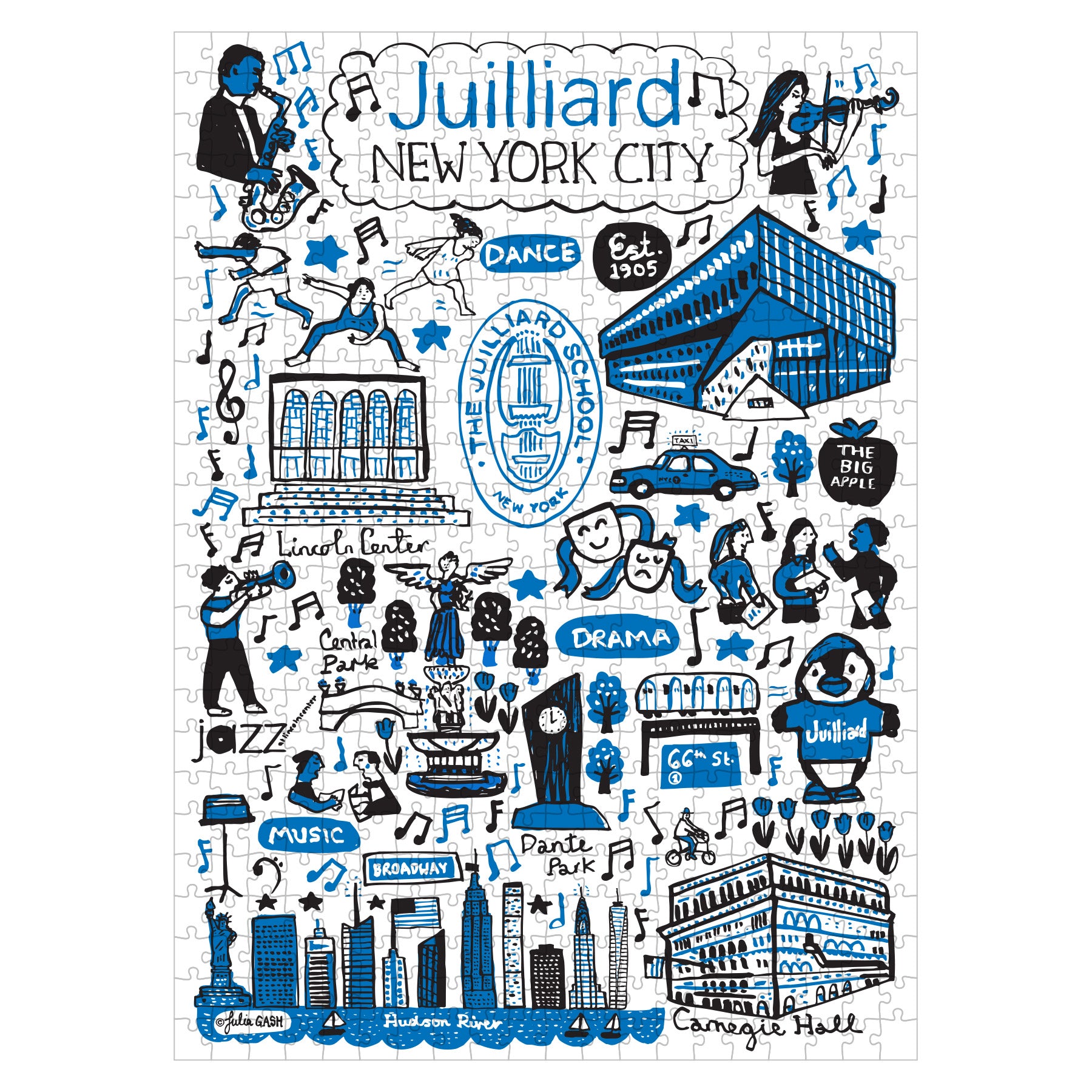 Puzzle: Julia Gash Juilliard Art (500 Pieces)