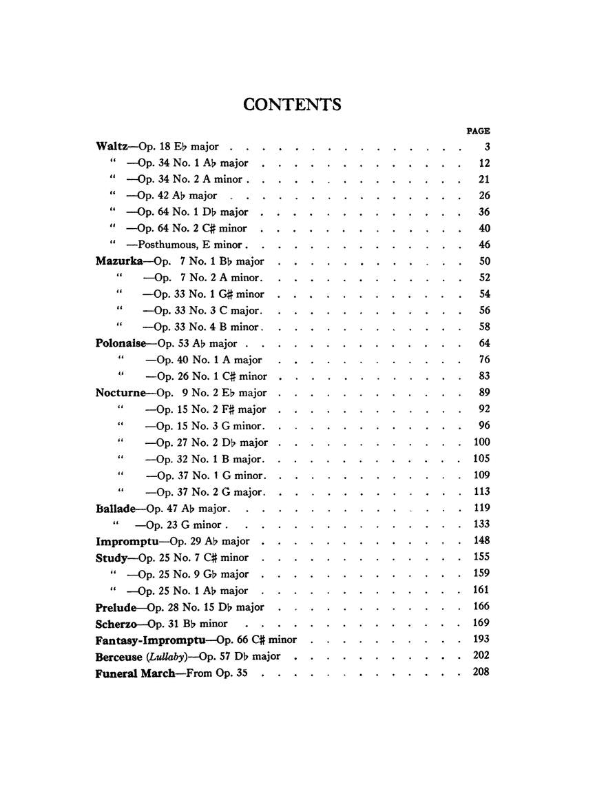 Chopin Album (33 Favorite Compositions)