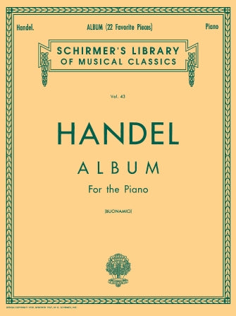 Handel Album (22 Favorite Pieces)