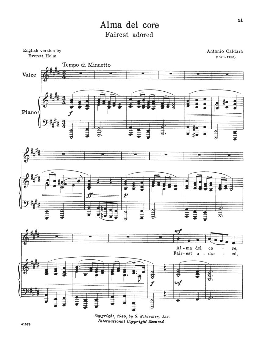 Twenty Four Italian Songs & Arias of the 17th & 18th Centuries Medium Low Voice Book Only