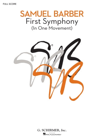 Barber Symphony No. 1, Op. 9 (In 1 Movement) Study Score