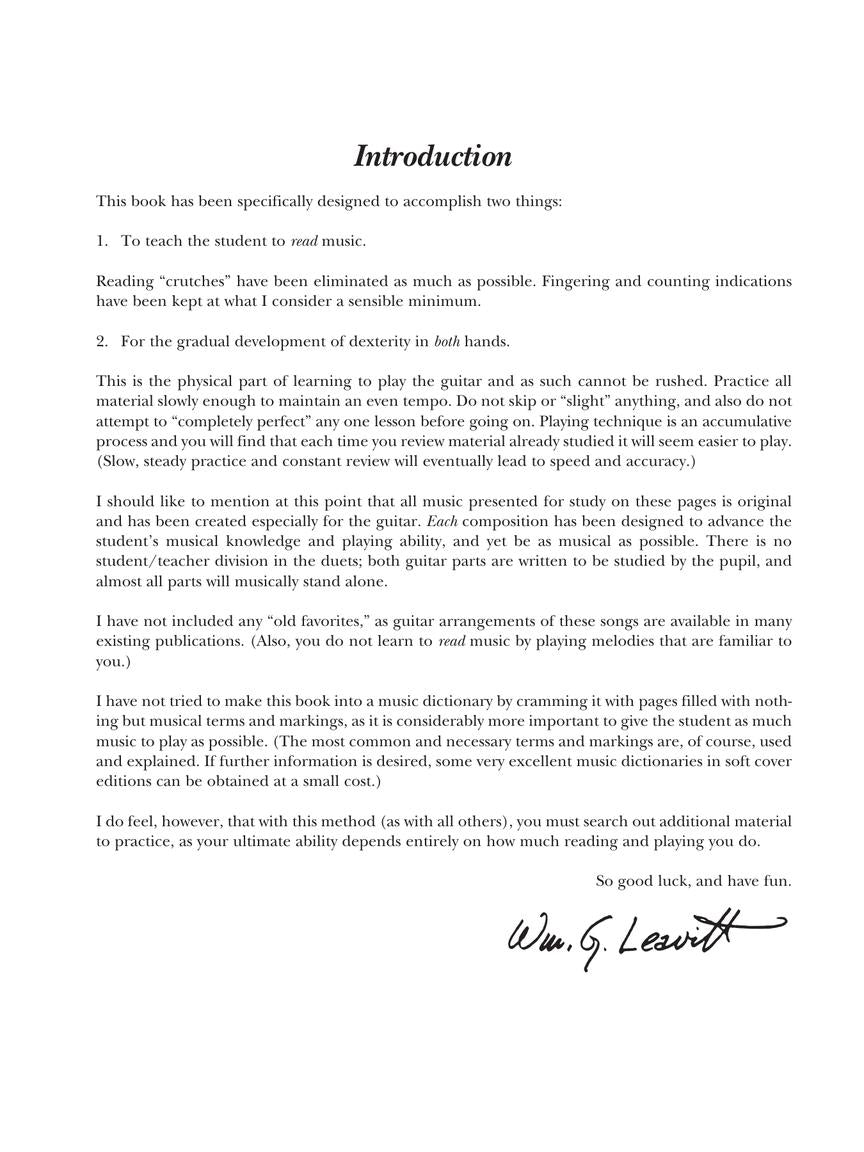 A Modern Method for Guitar - Volume 1