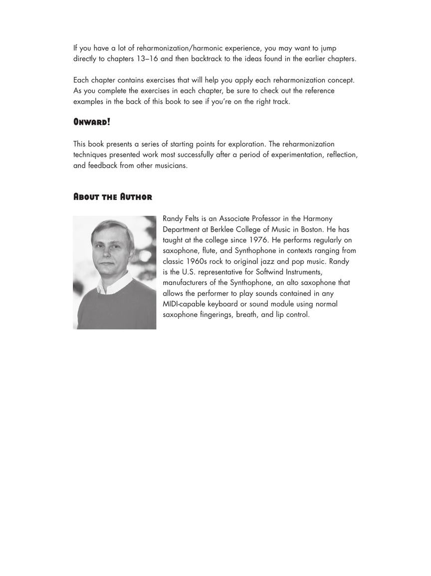 Reharmonization Techniques