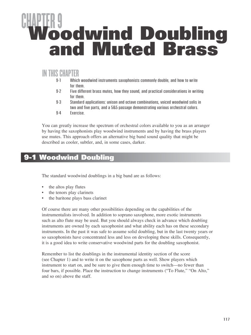 Arranging for Large Jazz Ensemble