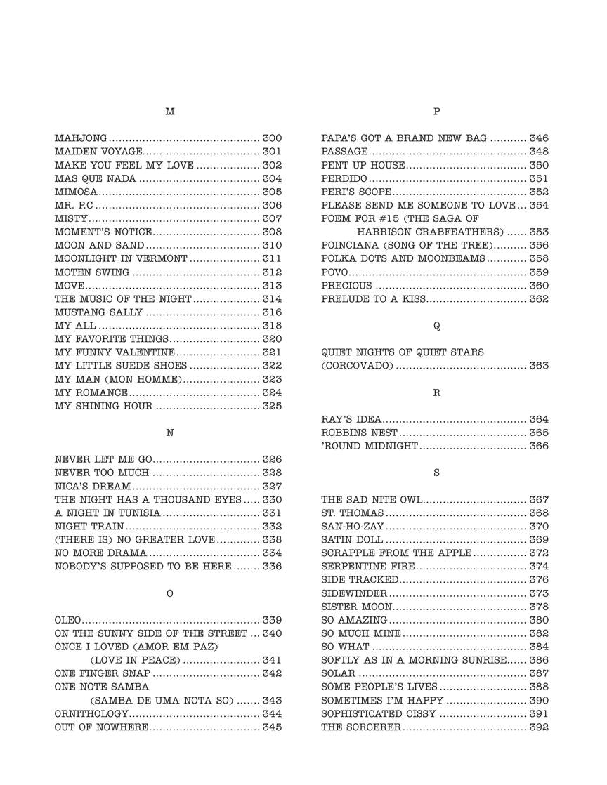 The Berklee Real Book C Instruments