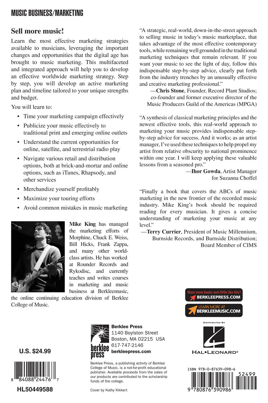 Music Marketing - Press, Promotion, Distribution, and Retail