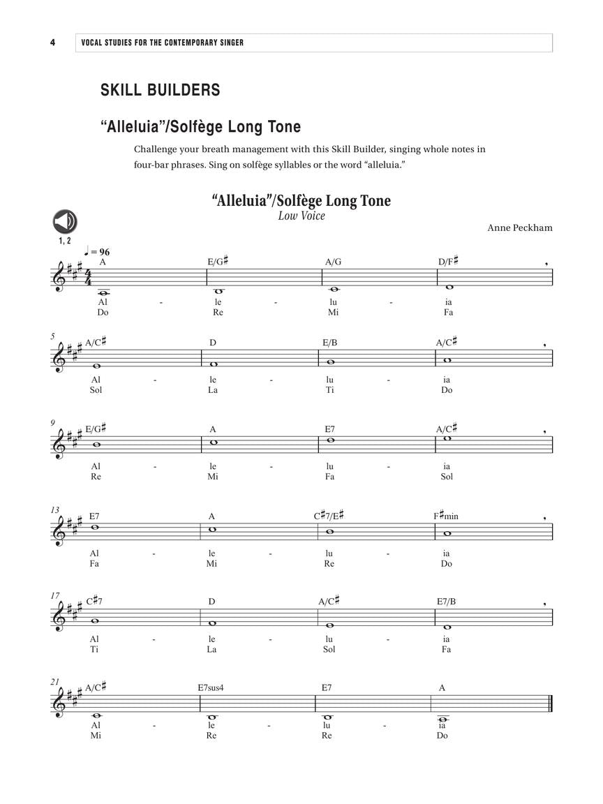 Vocal Studies for the Contemporary Singer