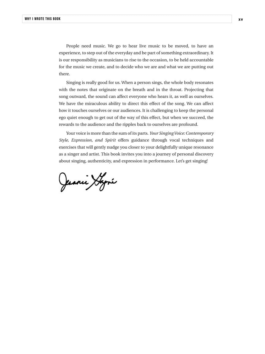 Your Singing Voice: Contemporary Techniques, Expression, and Spirit