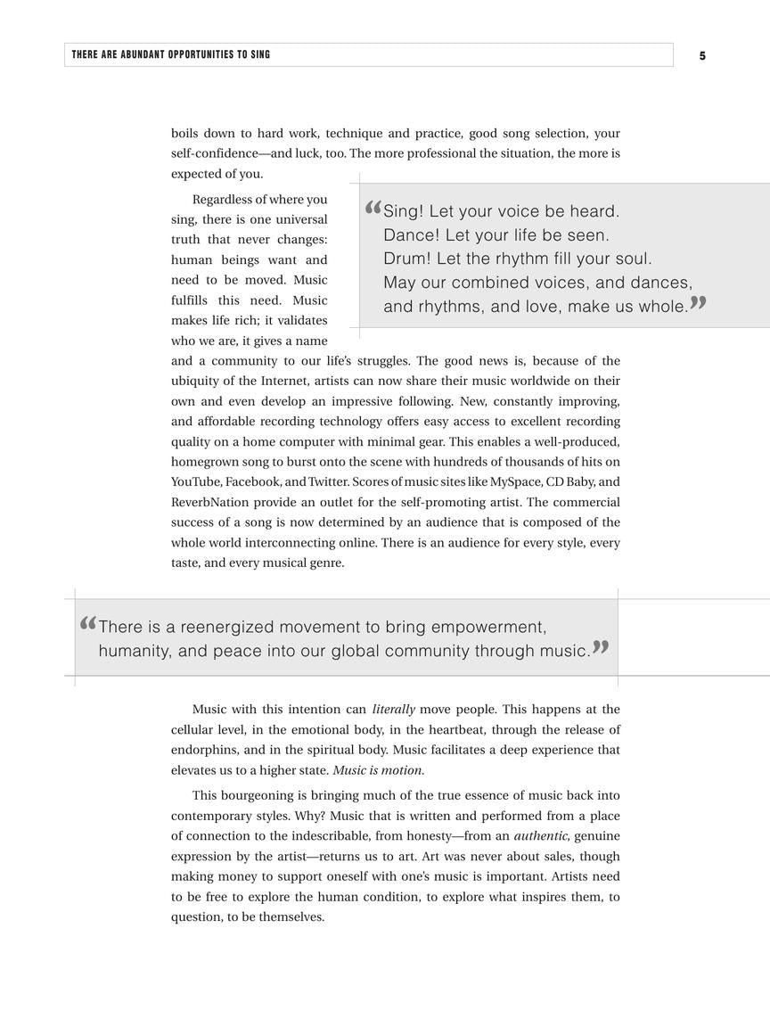 Your Singing Voice: Contemporary Techniques, Expression, and Spirit