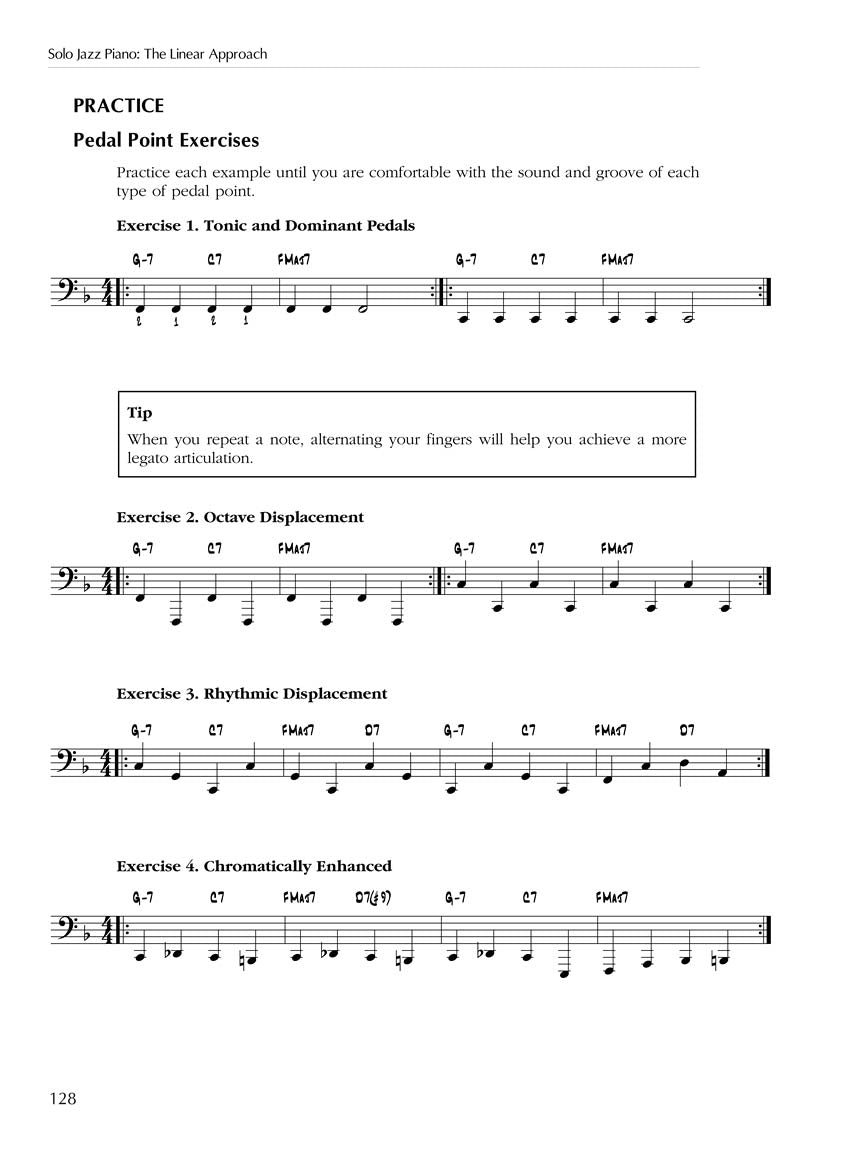 Solo Jazz Piano - The Linear Approach - Berklee Press