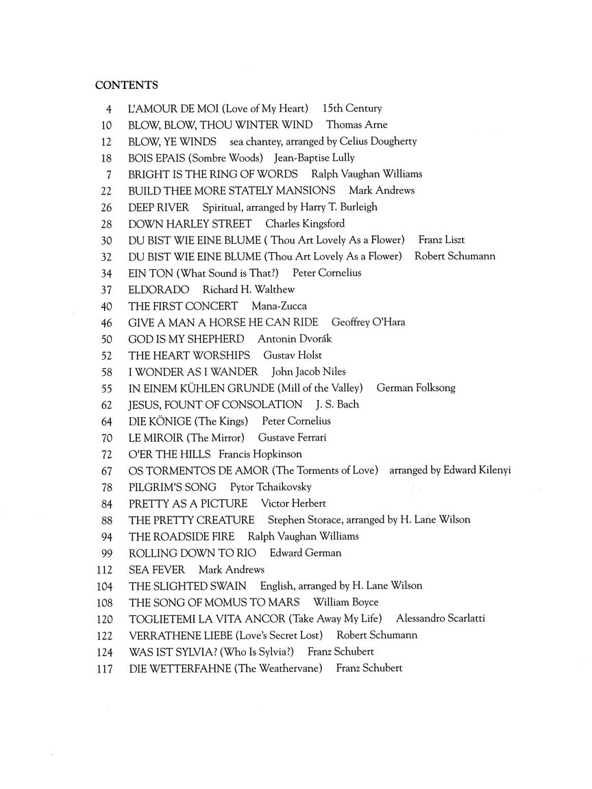 First Book of Baritone/Bass Solos, The - Part II