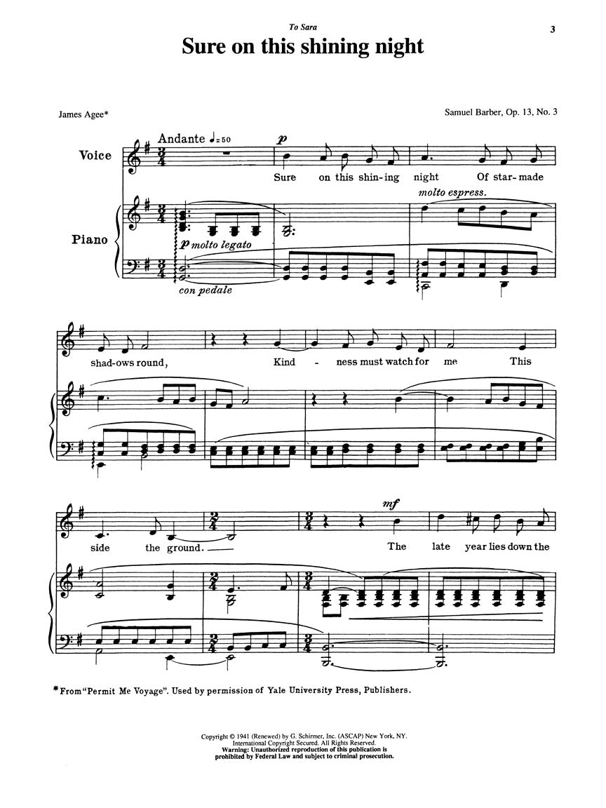 Fifteen American Art Songs