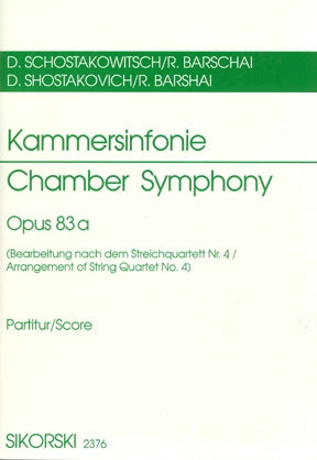 Chamber Symphony (Kammersinfonie), Op. 83a (Arrangement of String Quartet No. 4)