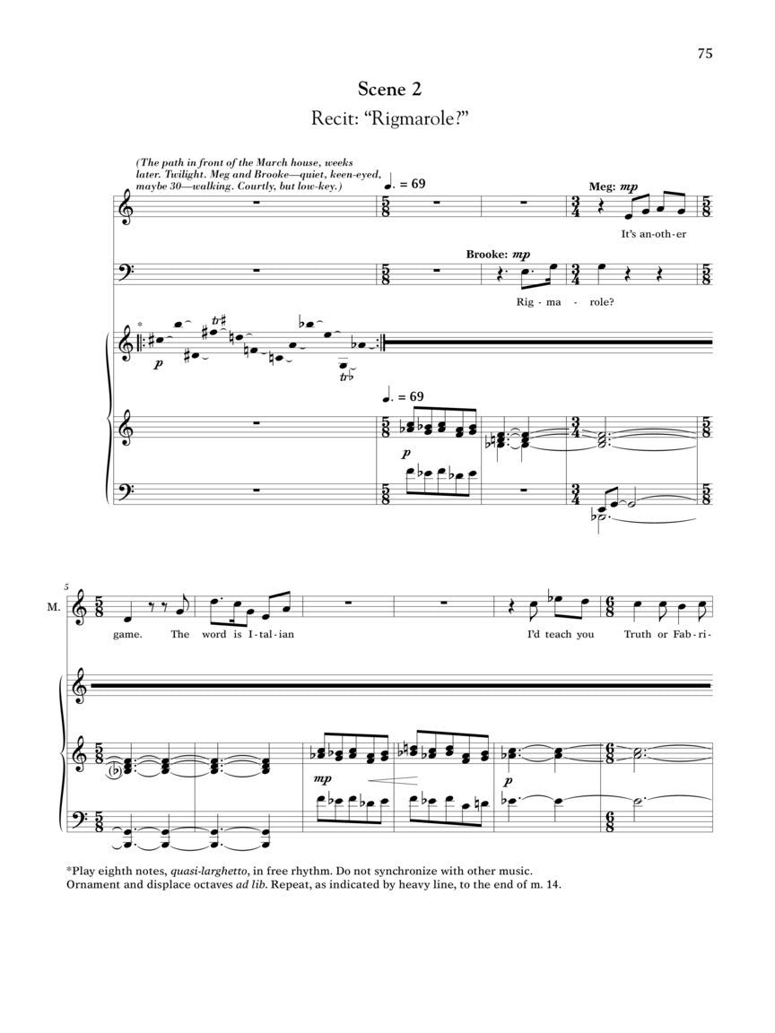 Adamo Little Women Vocal Score