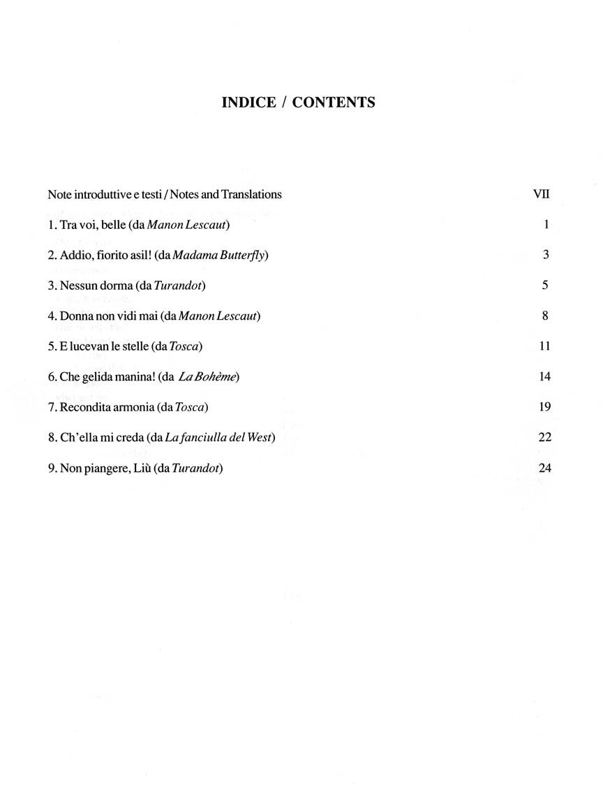 Cantolopera Collection - Puccini Arias for Tenor Volume 1