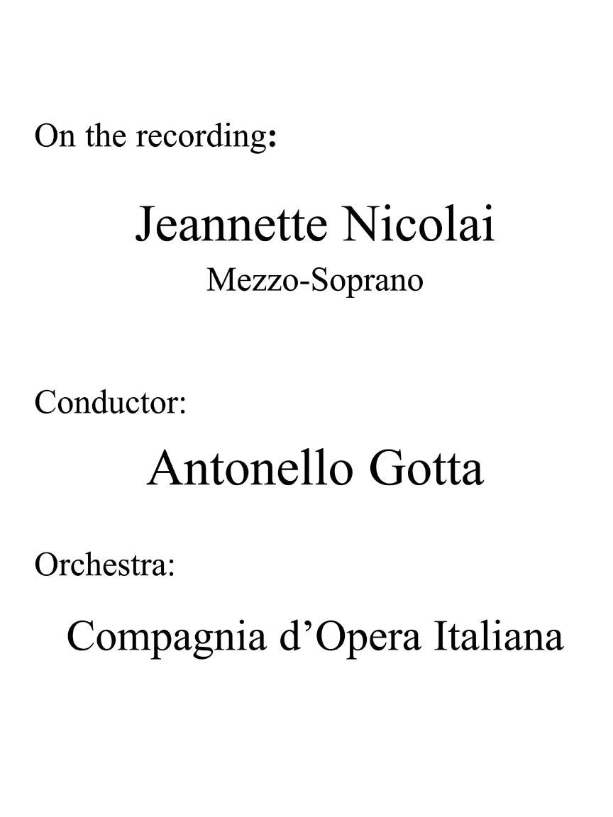 Cantolopera Collection - Arias for Mezzo-Soprano (Volume 1)