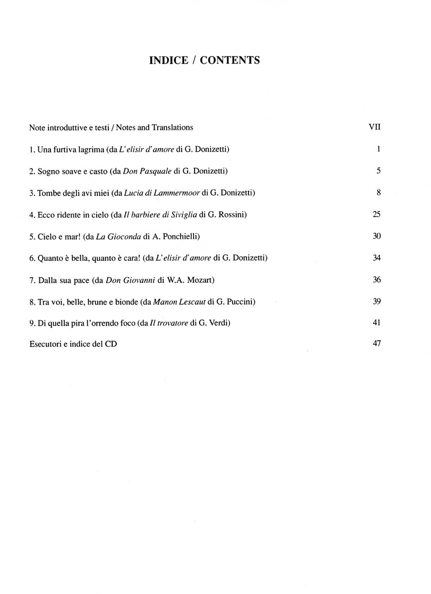 Cantolopera Collection - Arias for Tenor (Volume 1)