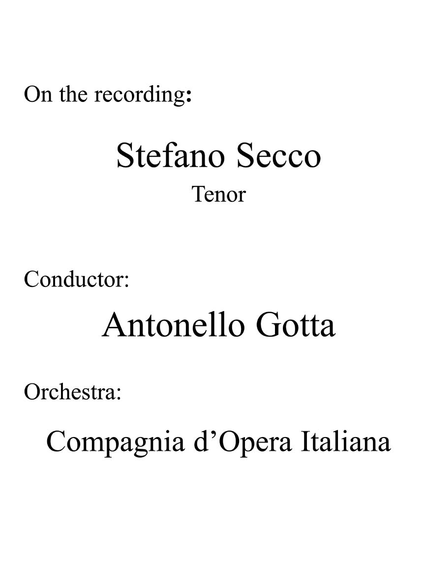 Cantolopera Collection - Arias for Tenor (Volume 1)