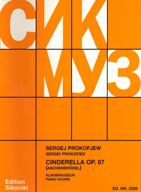 Prokofiev Cinderella, Op. 87 (Ballet in 3 Acts) Arr. Piano Solo