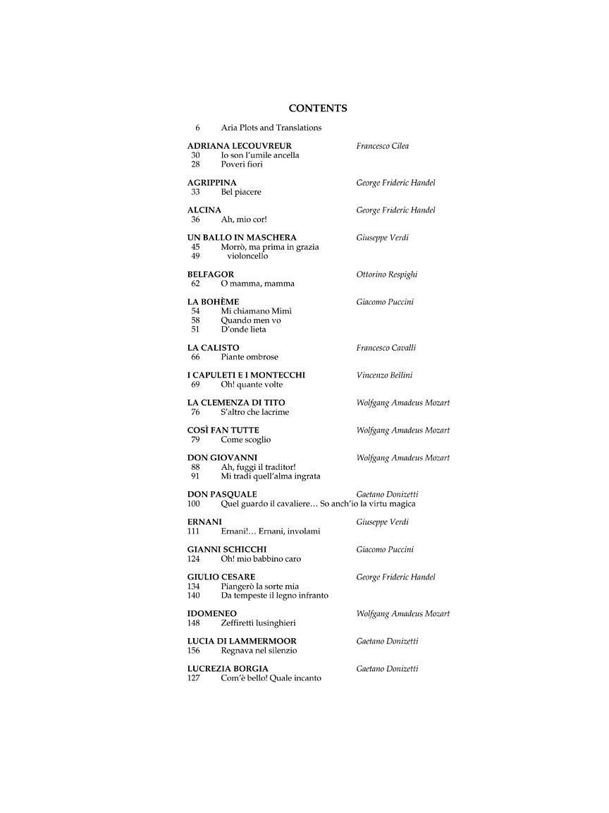 Anthology of Italian Opera Soprano