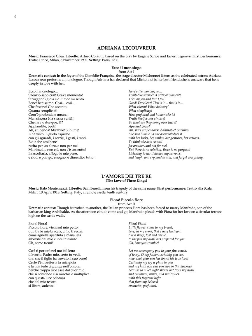 Anthology of Italian Opera Baritone