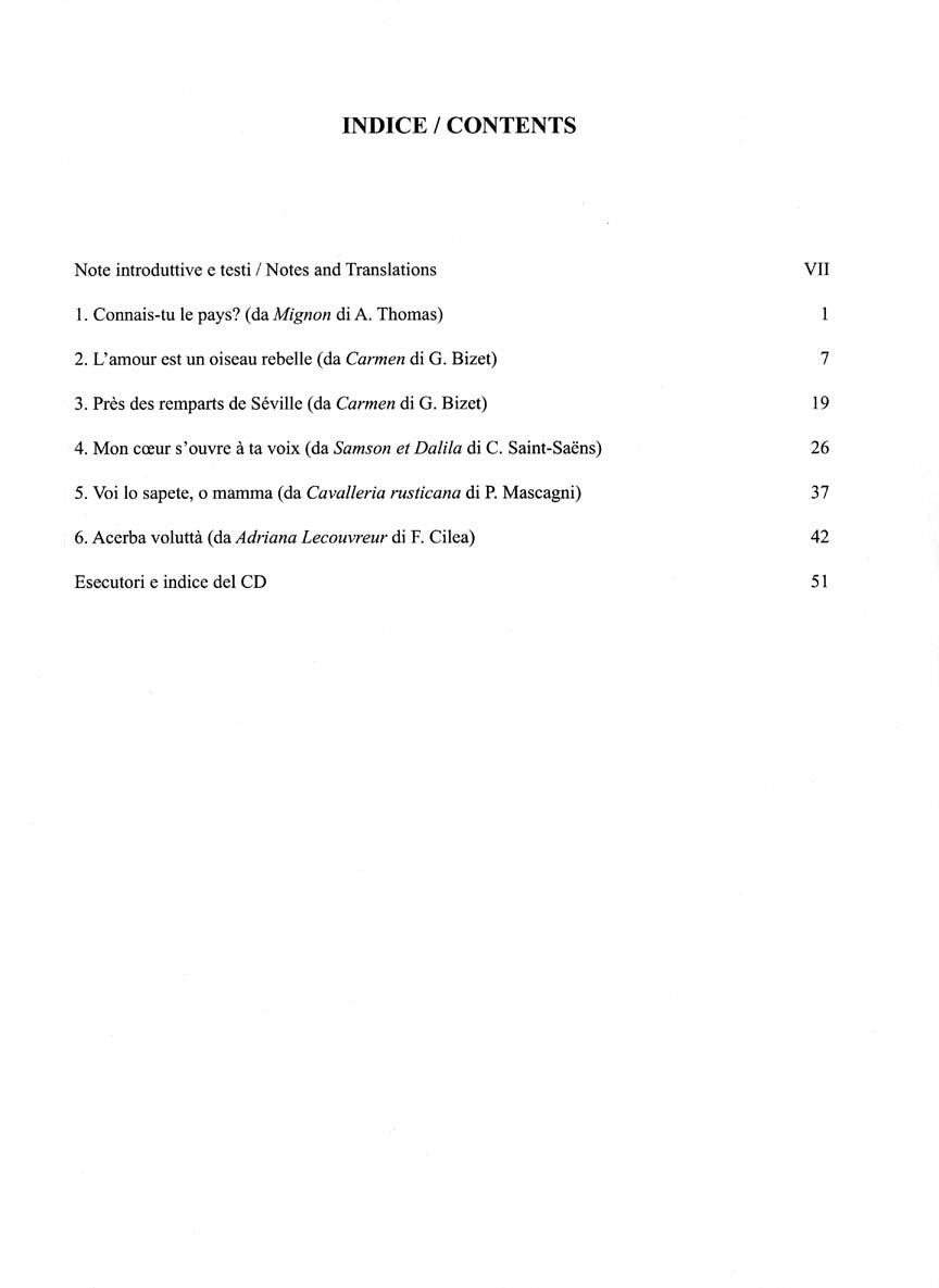 Cantolopera Collection - Arias for Mezzo-Soprano (Volume 2)