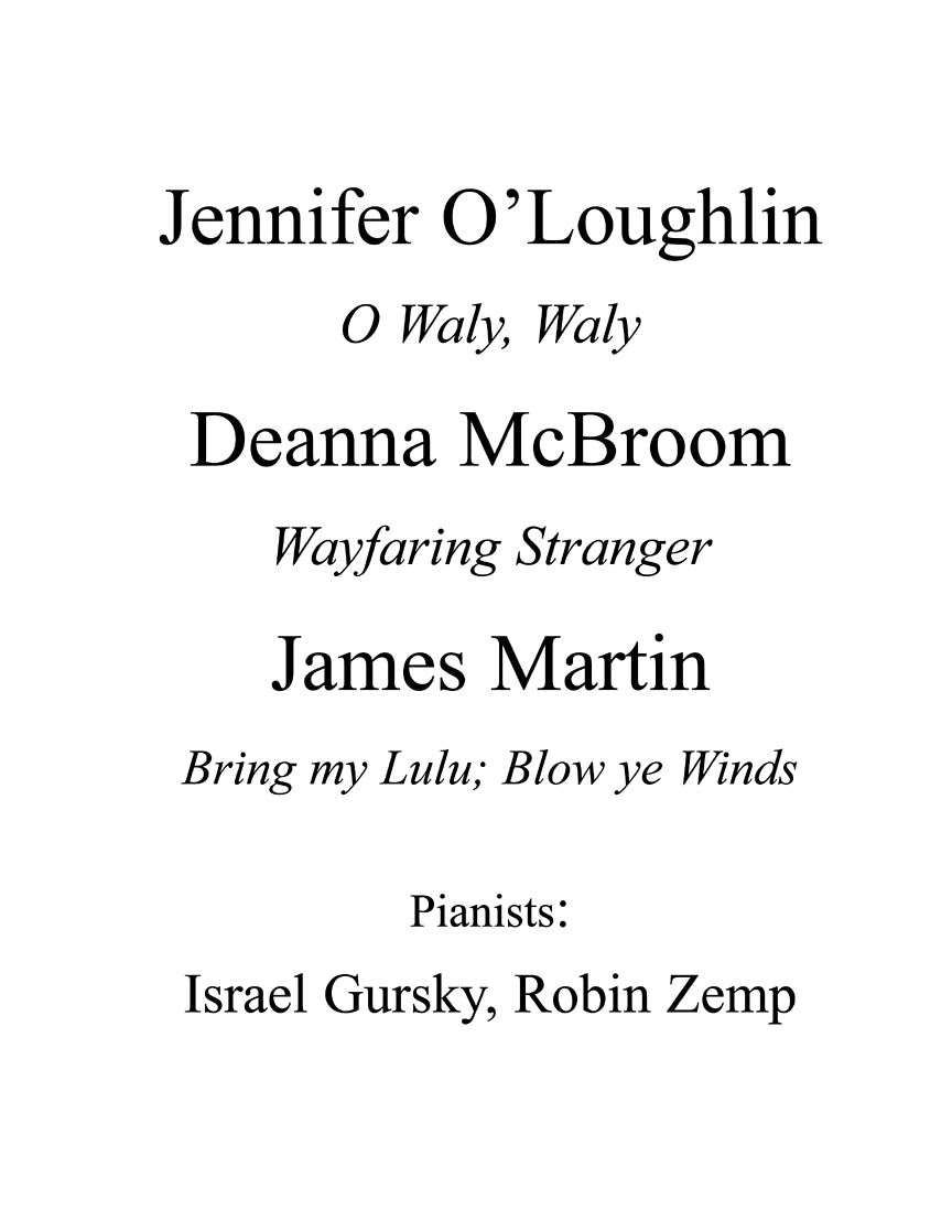 Dougherty Folksongs and Chanties High Voice