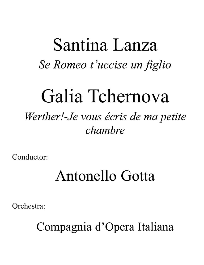 Cantolopera: Arias for Mezzo-Soprano Volume 3