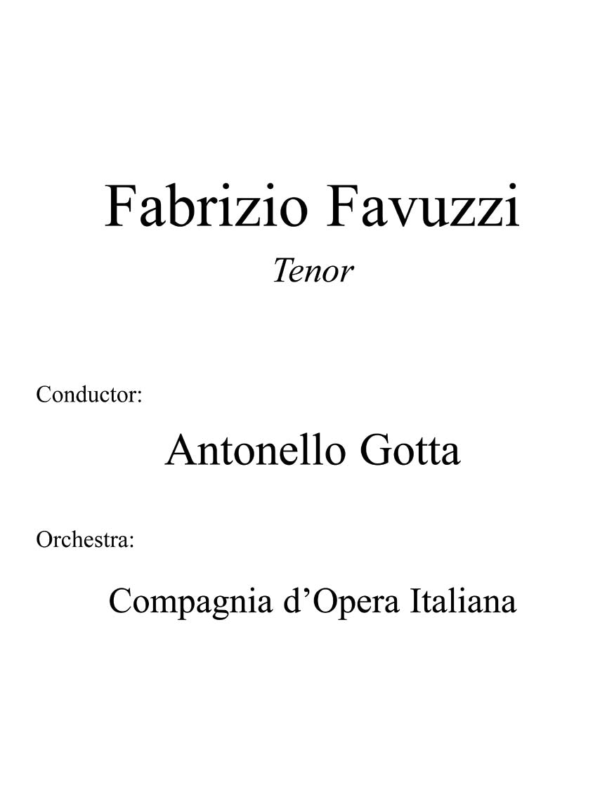 Cantolopera: Arias for Tenor Volume 4