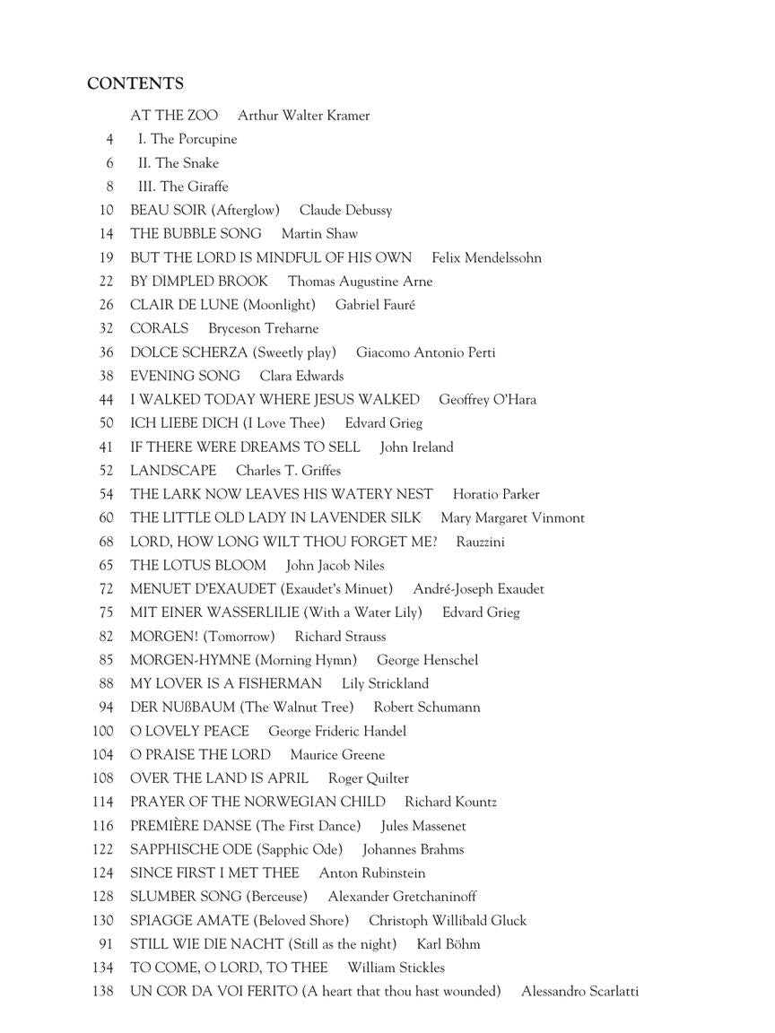 First Book of Mezzo-Soprano Solos - Part III