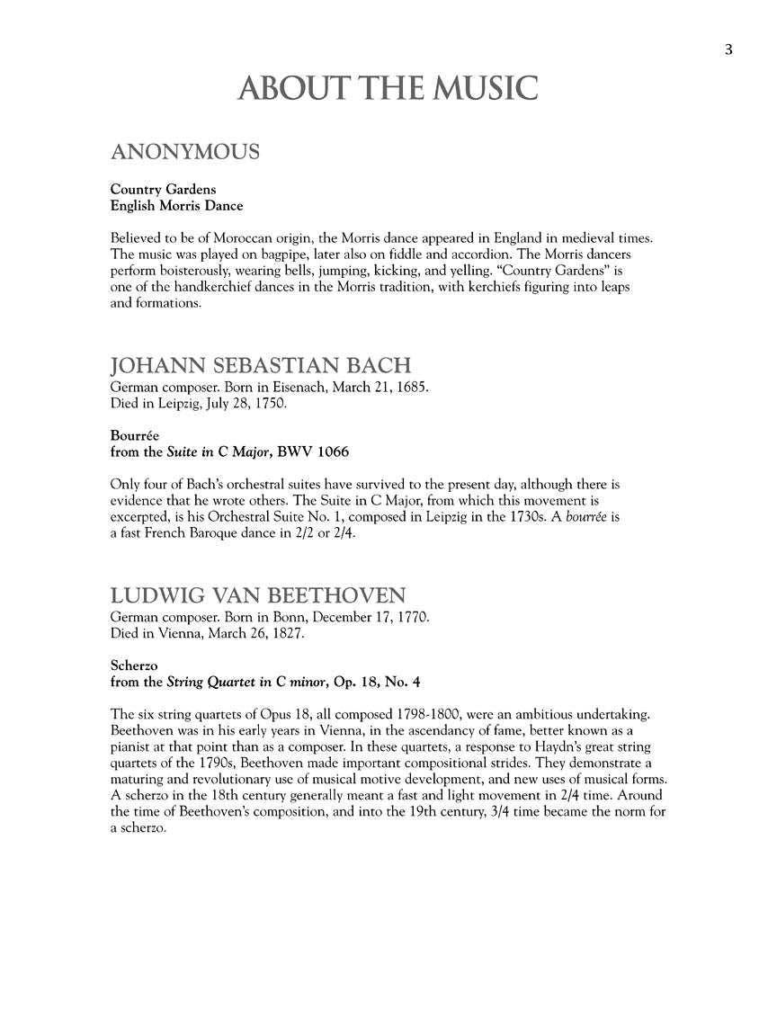 Violin Collection - Easy to Intermediate Level