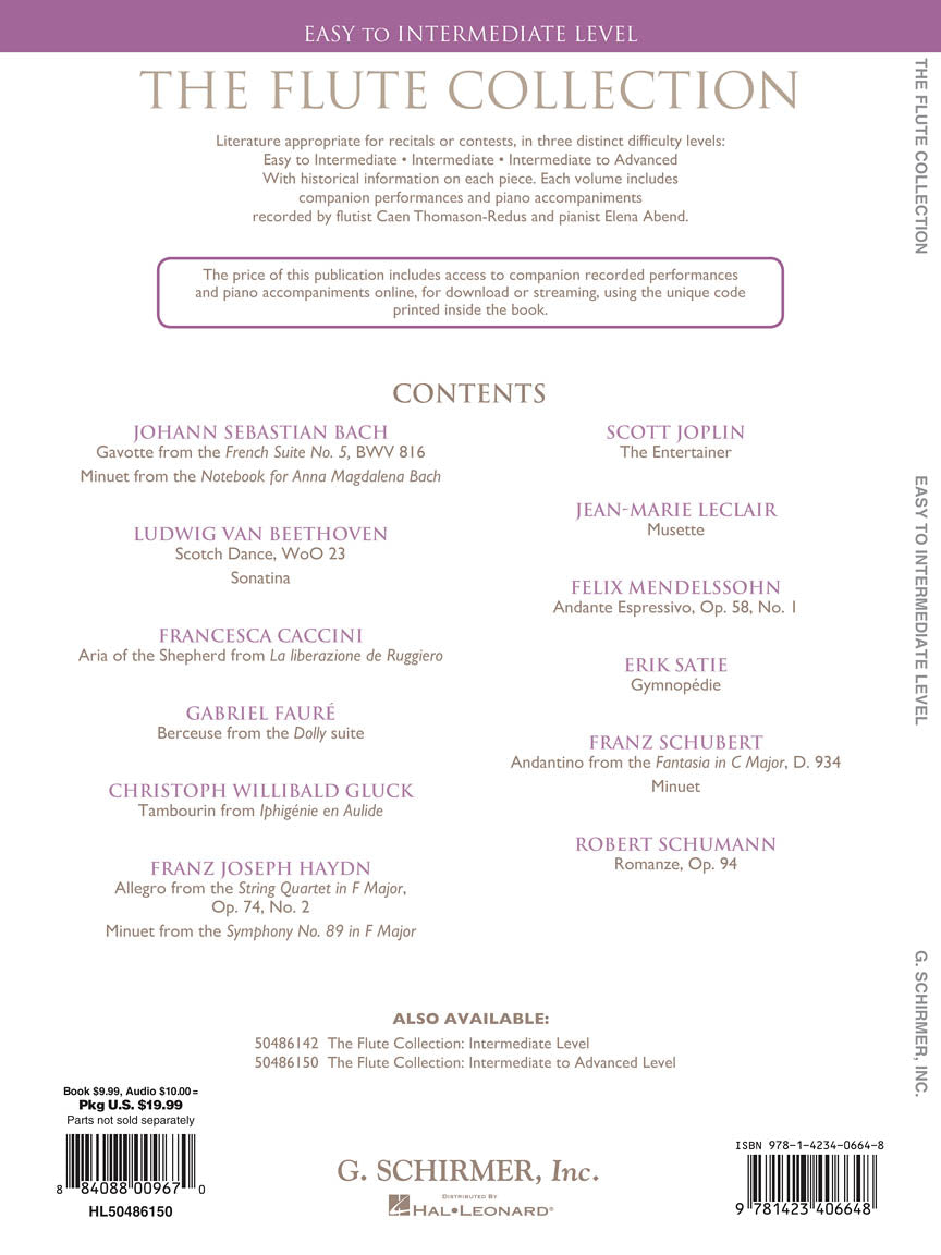 Flute Collection Easy to Intermediate Level
