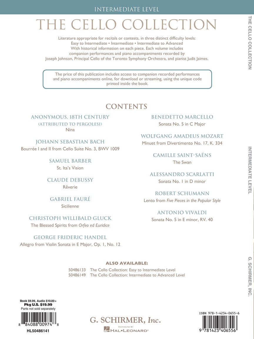 Cello Collection - Intermediate Level
