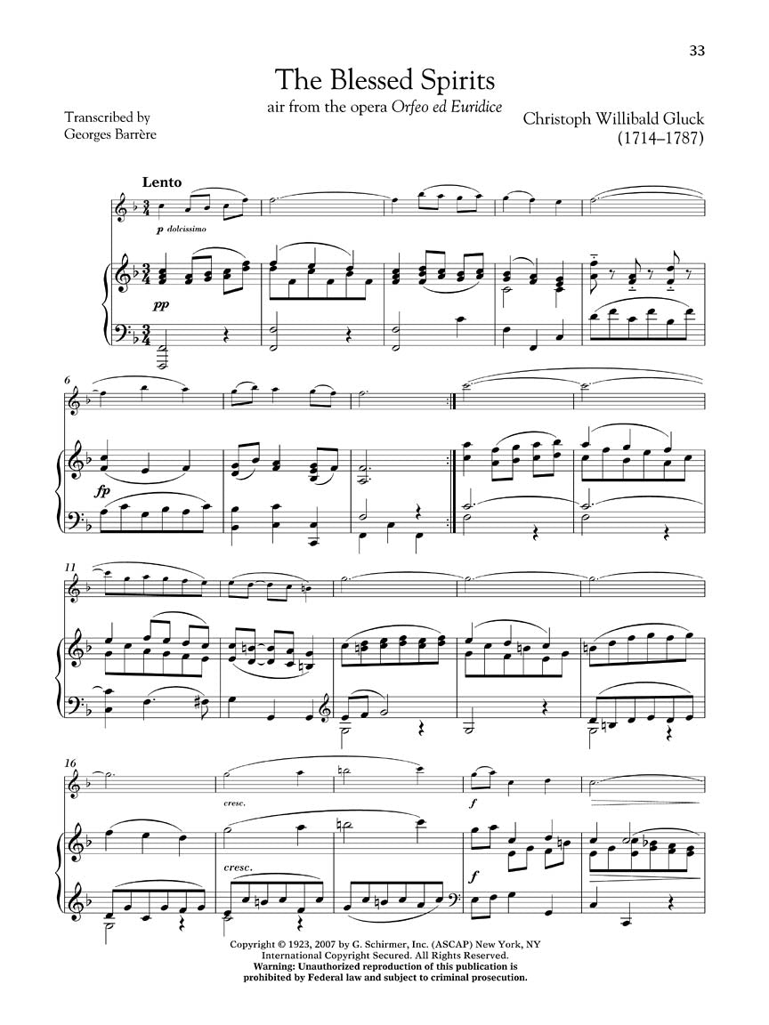 Flute Collection Intermediate Level