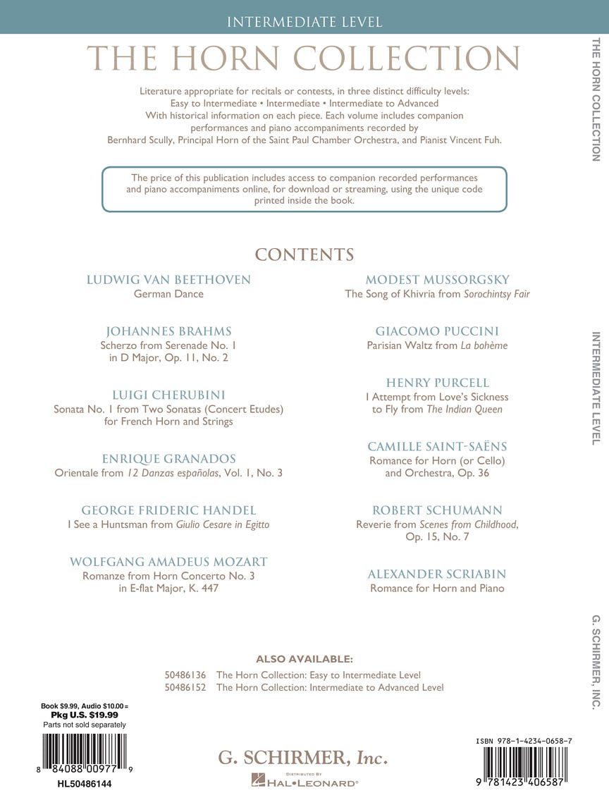 Horn Collection - Intermediate Level