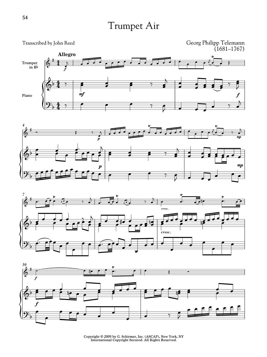 Trumpet Collection Intermediate Level