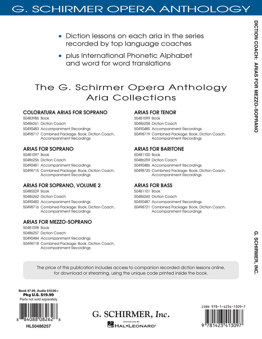 Diction Coach - Mezzo-Soprano